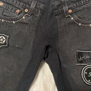 Black Bejeweled Jeans size small